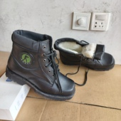 5302库存羊毛马丁靴男士 真皮羊皮毛一体加厚保暖东北户外防寒 冬季