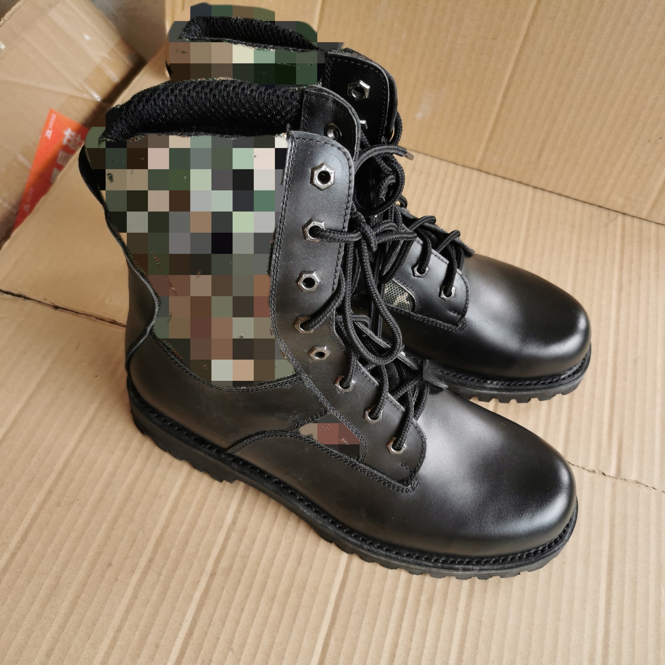 5302库存高帮战靴真皮透气马丁靴皮趟底男士皮靴春秋工装靴子单靴