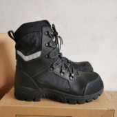 3515库存15防护靴男真皮高帮战靴户外登山防砸防扎防滑耐磨牛皮靴