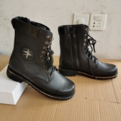 际华5302库存战靴男士 高帮户外真皮靴子工装 皮靴春秋侧拉链马丁靴