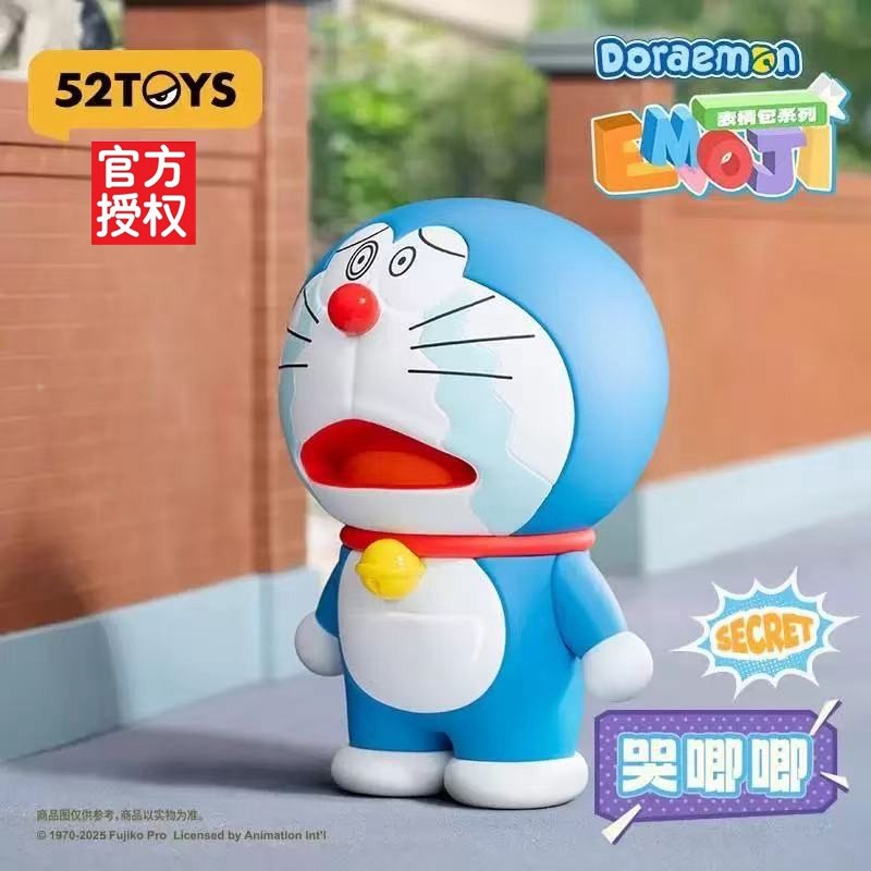 正版哆啦A梦表情包盲盒手办潮玩