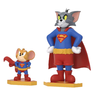 正版TOM and JERRY 华纳周年猫和老鼠盲盒手办潮玩桌面可车载摆件