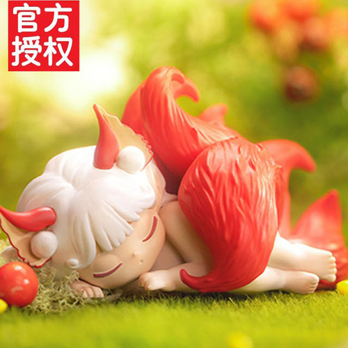 正版 sleep森之精灵盲盒小仙女火狐潮玩公仔桌面车载摆件手办礼物 - 封面