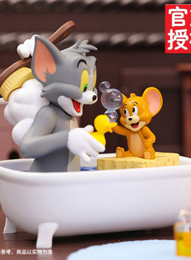 正版品 好朋友的一天猫和老鼠盲盒TOM and JERRY汤姆杰瑞公仔摆件