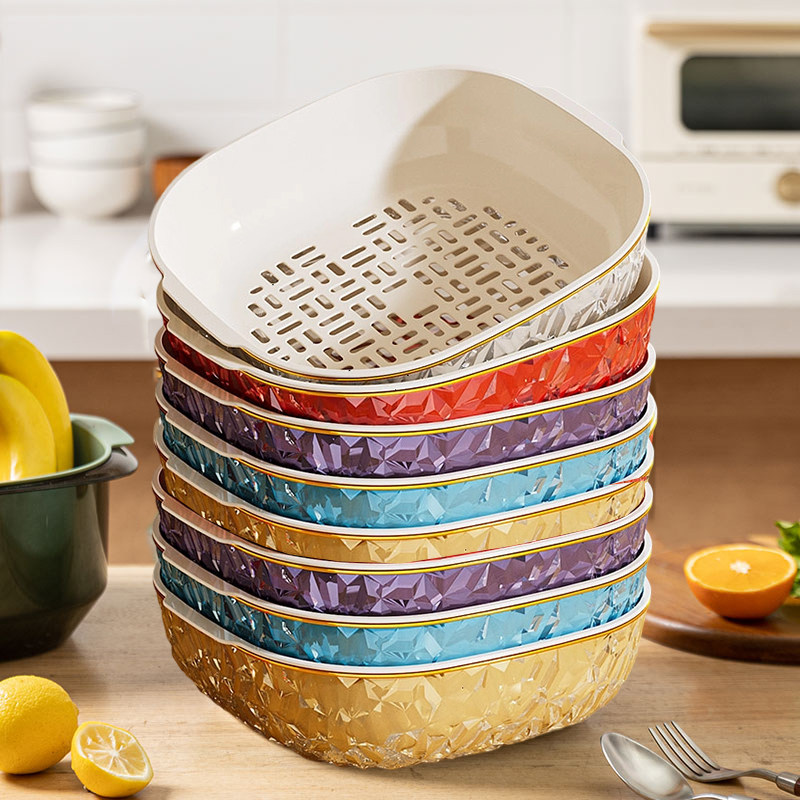 新款网红洗菜盆沥水篮新款家用厨房洗菜篮滤水洗水果淘菜盆水果盘,餐饮具,果盆/果盘/果篮,淘宝优惠券,粉丝福利购,淘宝优惠卷