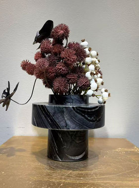 高档花器优质综合花材整体发货