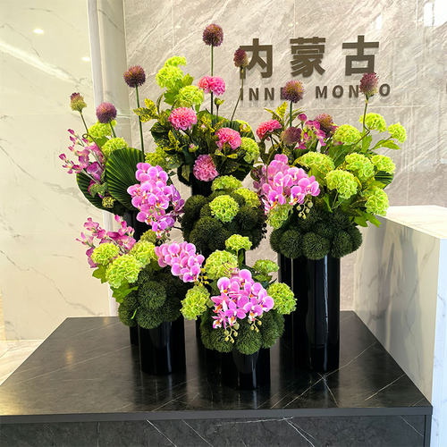 商业空间手感保湿仿真花材免维护