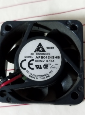 原装台达AFB0424SHB 24V4015 0.18A伺服变频器机箱双滚珠散热风扇