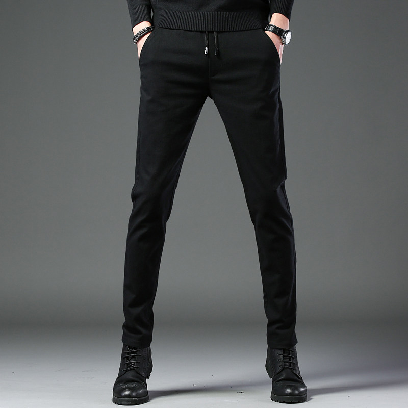 春秋季长裤子男士休闲裤修身小脚森马361花A21以纯官方旗舰店官网