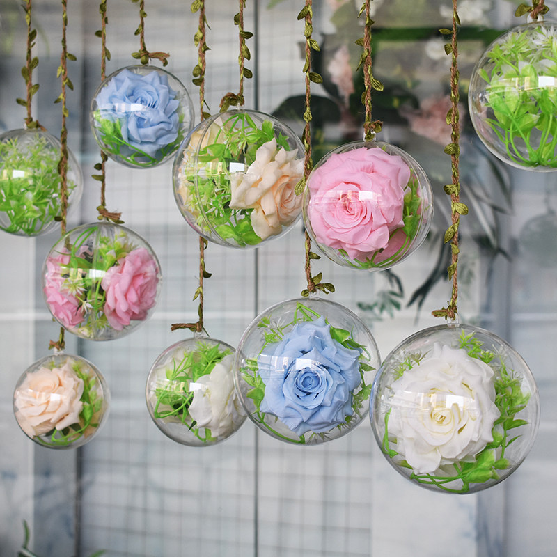 七夕珠宝店氛围装饰橱窗布置金店铺情人节挂饰透明球吊饰玫瑰花球,节庆用品/礼品,圣诞装饰品,淘宝优惠券,粉丝福利购,淘宝优惠卷