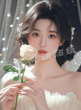 新款高清美女装饰贴画酒店宾馆民宿房间墙上装饰自贴壁画自带背胶