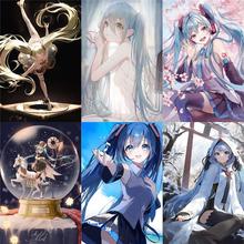 初音未来MIKU海报纸墙贴 大尺寸二次元动漫装饰画 宿舍壁纸自粘