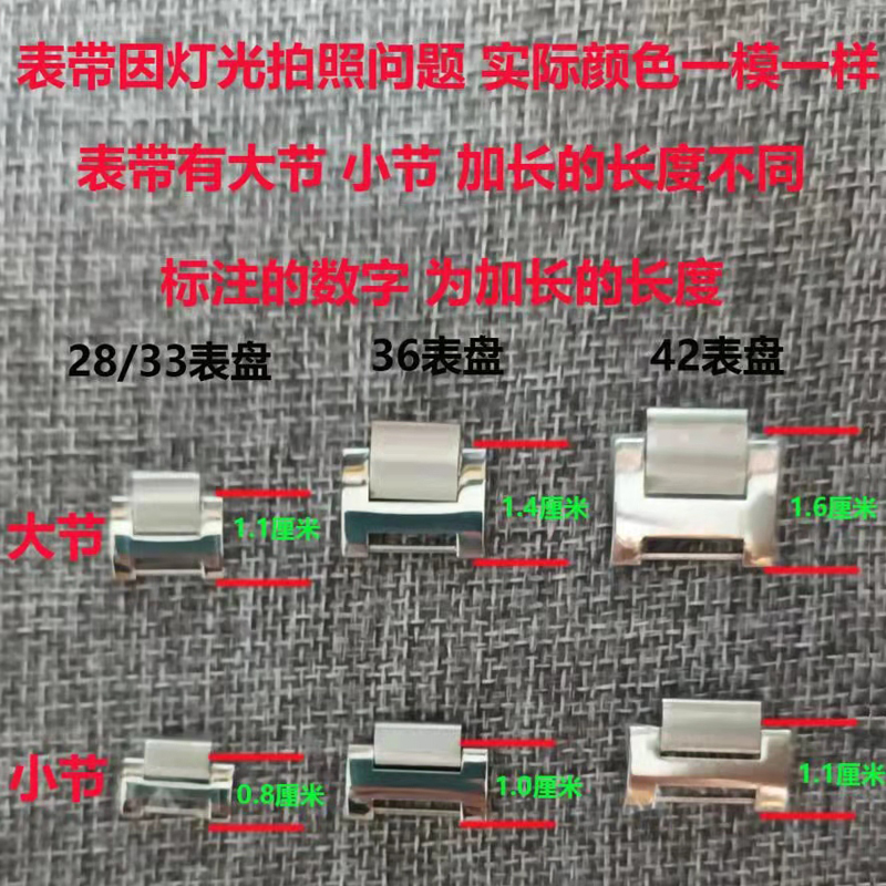 卡地亚蓝气球表带接口精钢