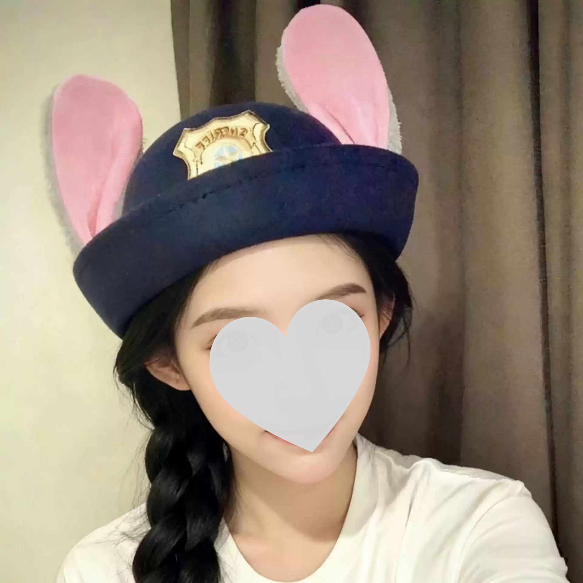 疯狂动物朱迪兔耳贝雷帽可爱