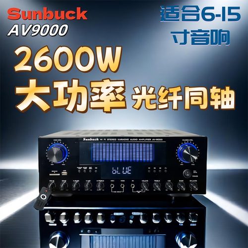山宇AV9000光纤同轴功放机