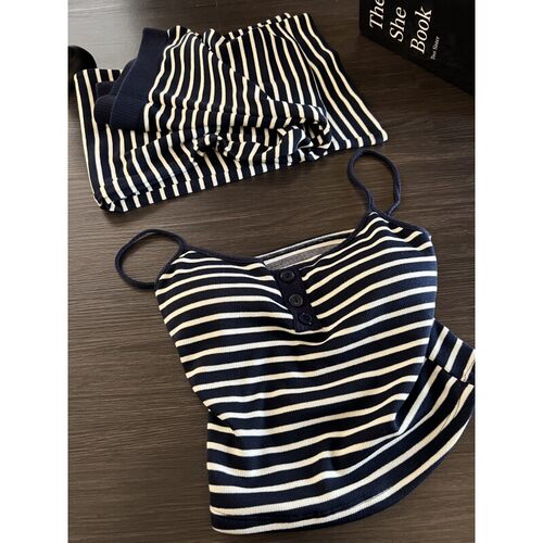 吊带睡衣女夏修身显瘦家居服套装
