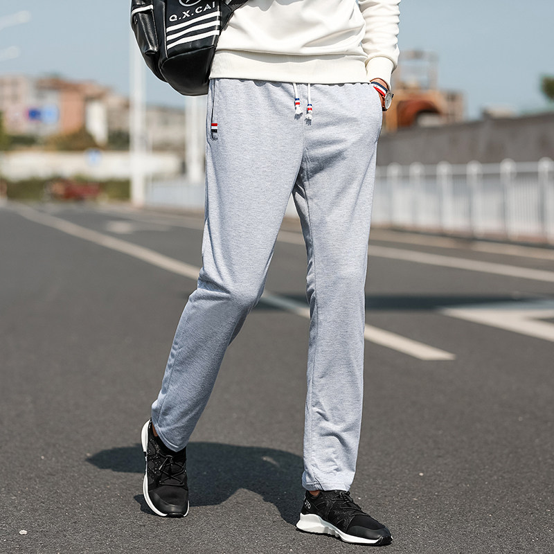 Fall sports pants man trousers Easy Straight summer Thin section Trend trousers Korean Edition Closing Slim pantsin the Men's clothing, Casual pants  category - from Buy2taobao.com to provide professional Taobao agent buy service