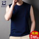 2件 t恤 宽肩无袖 纯棉运动背心男潮汗衫 健身篮球跨栏打底坎肩夏季