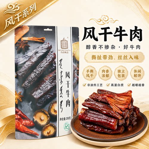 内蒙古特产风味小吃250g牛肉干