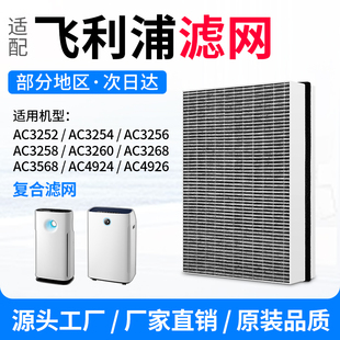 适配飞利浦净化器滤网FY3137滤芯AC3252/3254/3256/3260/4924/26