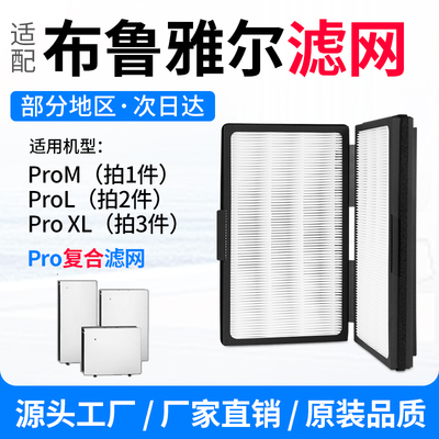 适配Blueair/布鲁雅尔Pro M/L/XL复合折叠型 NGB升级版过滤网滤芯