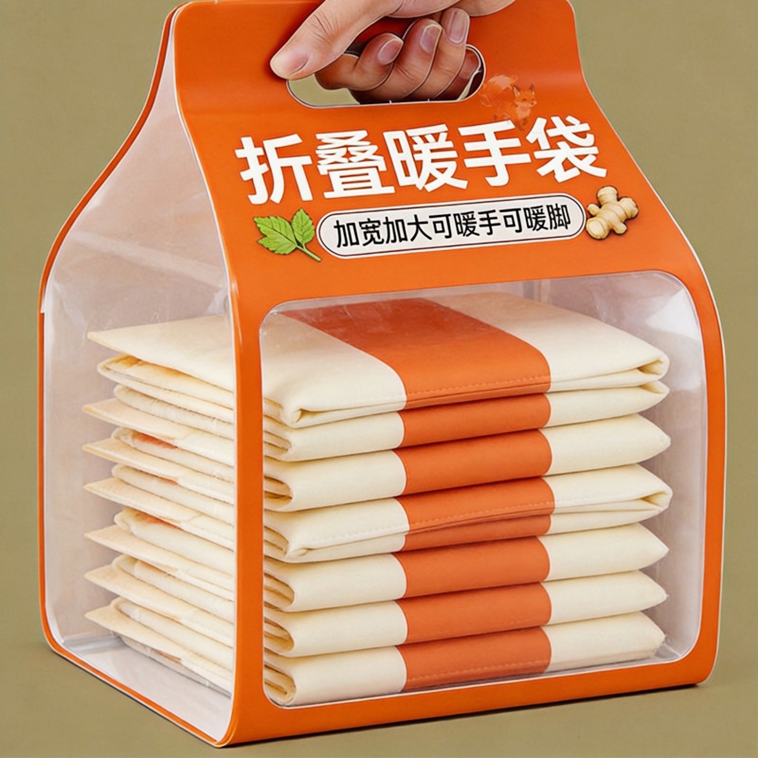暖手贴自发热暖宝宝发热袋冬季折叠暖手袋一次性冬天手部防护用品