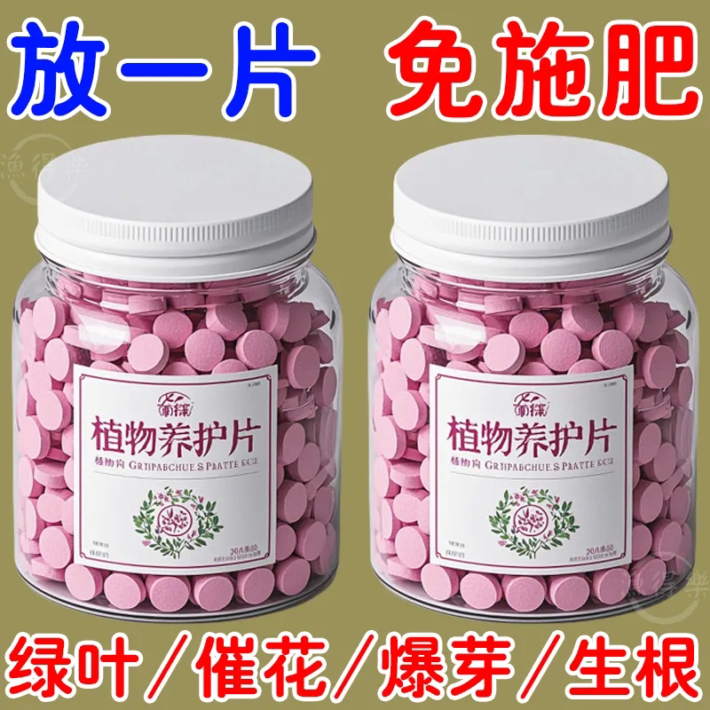 植物通用型营养缓释片肥料氮磷绿植种花养花肥家用果蔬盆栽肥料
