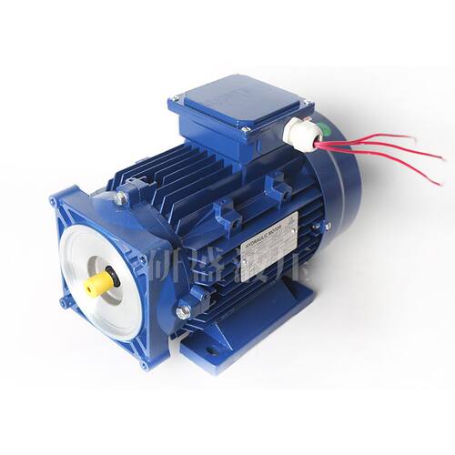 AC220V 0.75kw-4kw交流电机铸铁电机液压动力单元升降机货梯泵站