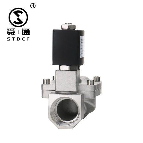 STP11先导16公斤4分6分一寸2寸AC220VDC24V高压不锈钢电磁阀