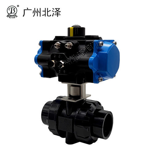 气动UPVC承插球阀Q641F-16S工业化工环保水处理新能源智能设备