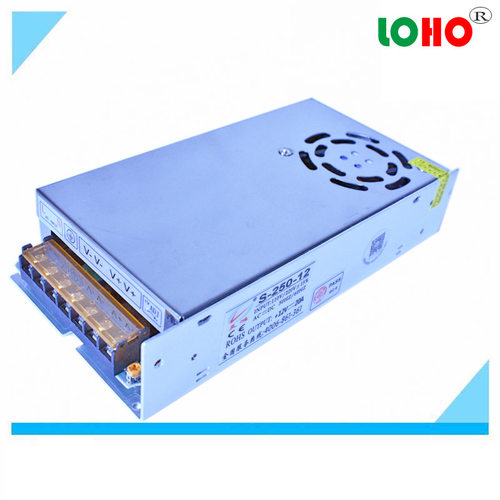小体积12V250W开关电源 12V20A开关电源 12V250W带风机led电源