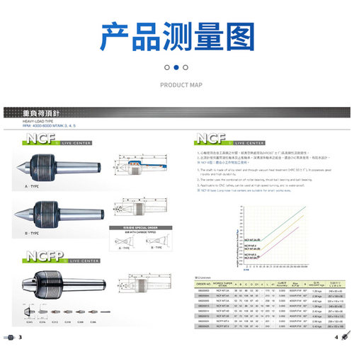 li-hsun台湾丽勋重载荷ncf-mt4a顶针数控车床尾座高速回转