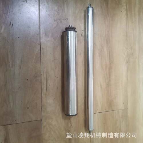 无动力滚筒流水线传送带输送机无动力镀锌托辊不锈钢304轻型托辊