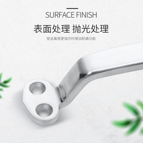 重型JS209不锈钢拉手简约柜子把手门弓形工业衣柜门橱柜重型拉手