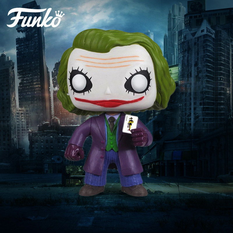 funko pop dc系列蝙蝠侠超人黑暗骑士小丑卡通手办公仔玩偶人仔