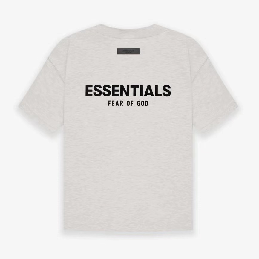 FOG Essentials ss22 字母印花 植绒双面Logo 宽松短袖圆领T恤tee