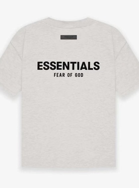 FOG Essentials ss22 字母印花 植绒双面Logo 宽松短袖圆领T恤tee