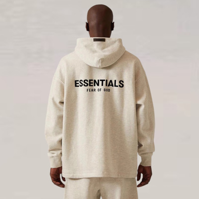 fog下摆宽松帽衫套头卫衣