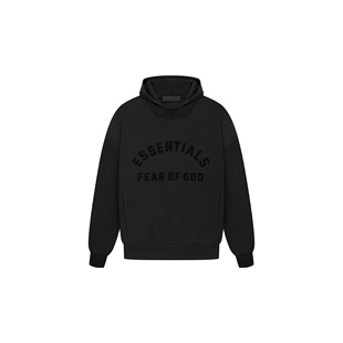 Fear of God Essentials SS23 字母印花logo长袖卫衣连帽帽衫