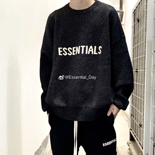 20ss复线套头毛衣ESSENTIALS