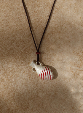 现货PO XIAO纯银拉丝水壶珐琅长款项链秋冬毛衣链官方授权