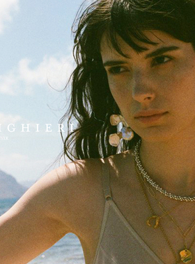 5折清仓Alighieri玉米片淡水珍珠不规则金币英国纯手工耳环金晨