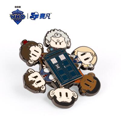 神秘博士Tardis金属转转徽章