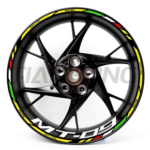 适用于雅马哈摩托车MT-03 07 09 10轮毂车圈钢圈防水反光贴纸贴花