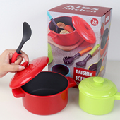 全套大号厨房玩具锅做饭专用小炒菜锅宝宝煮饭仿真厨具儿童过家家