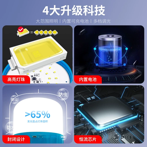 Лампочка, светильник, дорожный светодиодный ночник для кемпинга