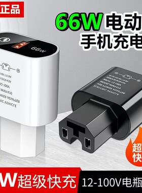 电动瓶车转换器充电器转接头