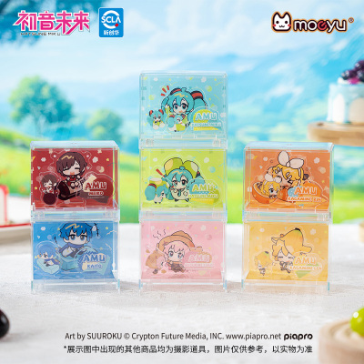 moeyu初音未来啊姆AMU系列亚克力场景摆件盲盒miku二次元动漫周边