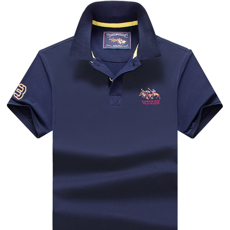 保罗Polo衫2021新款男士短袖t恤体桖纯色宽松大码青年半截袖男装0