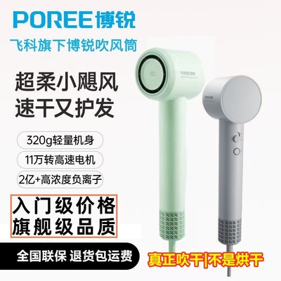 博锐高速负离子电吹风大功率便携